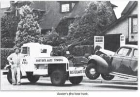 Busters Towing first tow truck in Vancouver, 1946